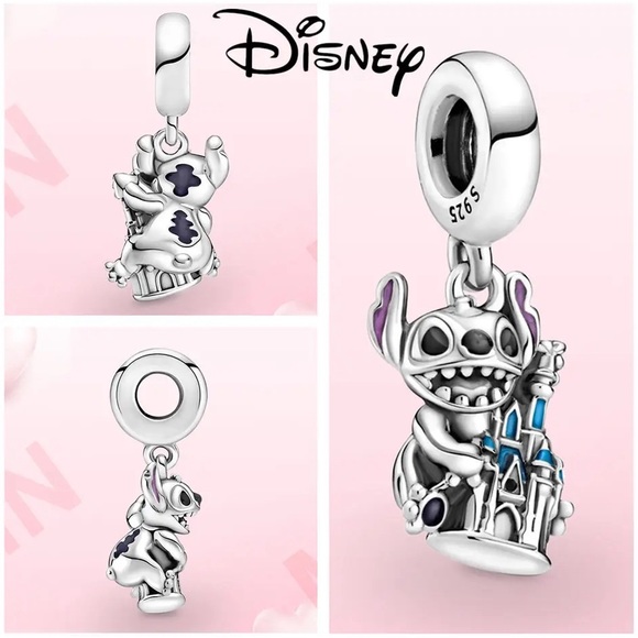 Disney Jewelry - Lilo and stitch Disneyland castle charm